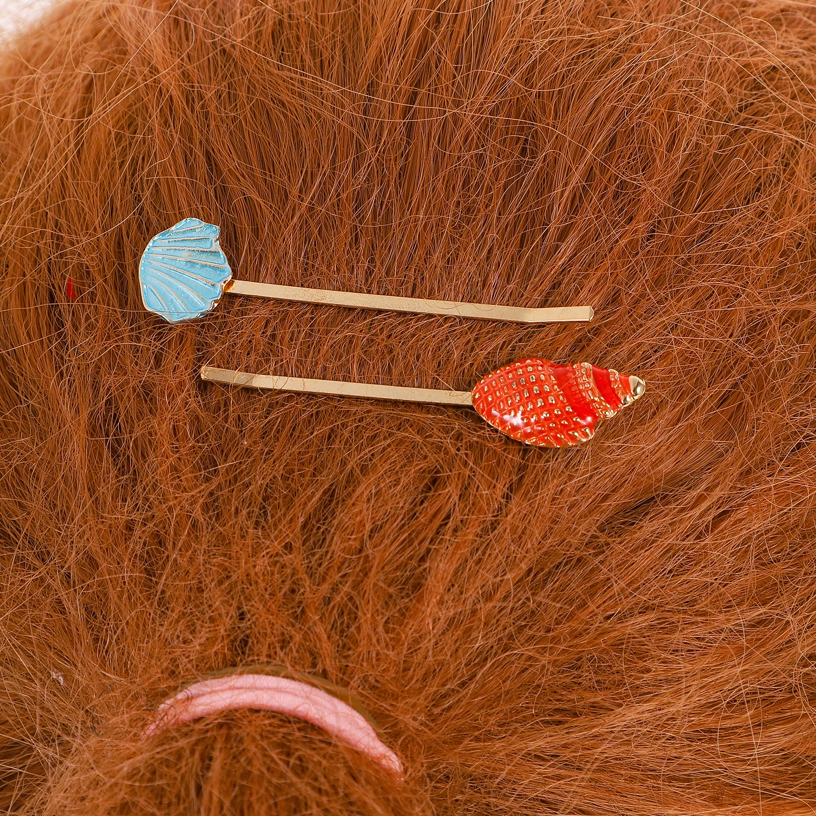 

3pcs Alloy Shell Hair Clips Sea Star Design Fashion Hairpins For Women Bang Clips Elegant Barrettes All Hair Styles Ocean Style