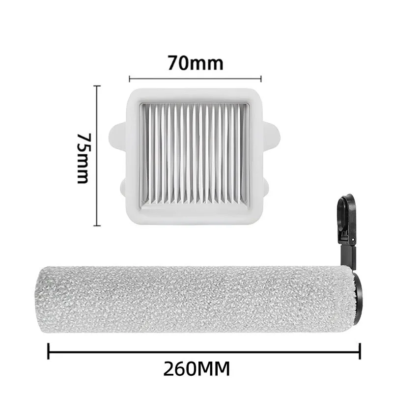 Roborock F25 RT / F25 LT / F25 ALT / F25 ACE Vacuum Cleaner Roller Brush and Filter Accessories Replacement Spare Parts