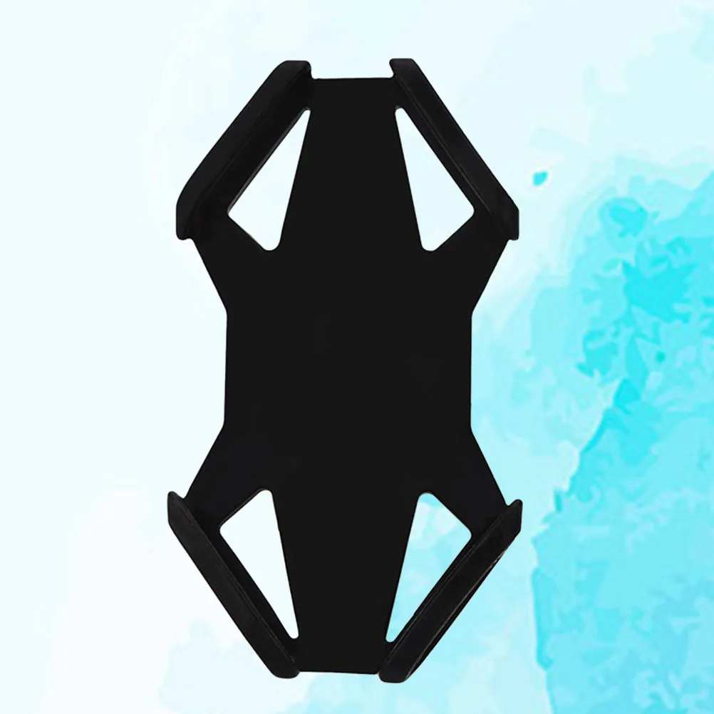 

Anti-Slip Bike Phone Holder Mount for 4.3-6 Inch Devices Universal Silicone Motorcycle GPS Bracket Tool-Free Installation