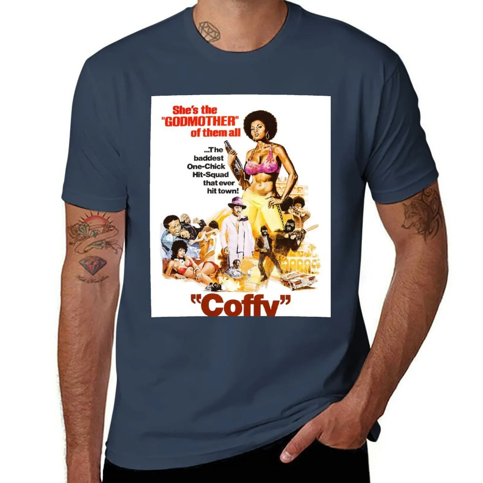 

Coffy - Pam Grier T-Shirt t shirt man plain man t shirt cotton high quality T-Shirt