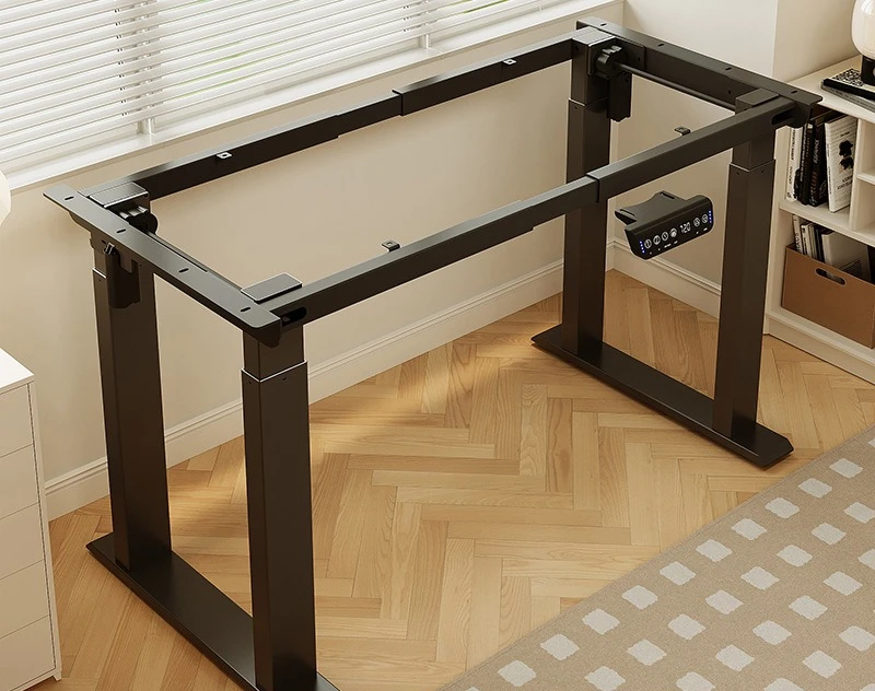 Electric lifting table legs, dual motors, four columns, office desk bracket, intelligently adjustable