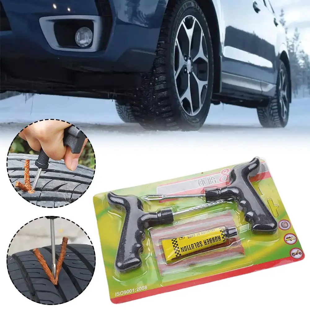 

Car Tire Repair Tool Motorcycle Tubeless Wheel Tire Quick Repair Strips Glue Glue Kit Repair Repair Tools Supplies Emergenc L7T5