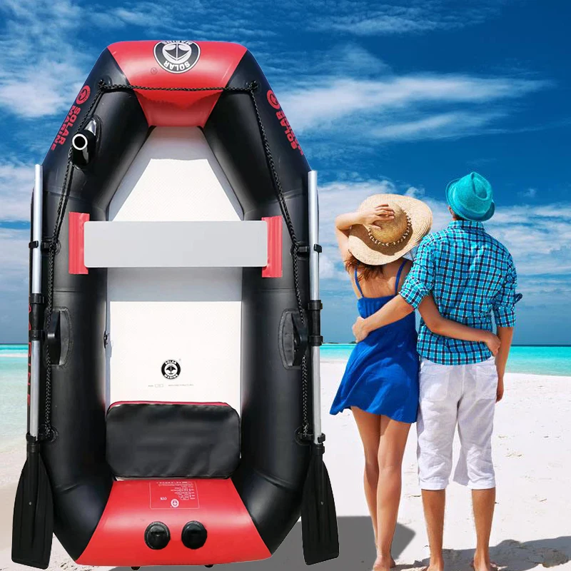 Barcos inflables SolarMarine 175-230cm 1-3 personas todas las piezas gratis envío gratis cojín de aire seguridad familia juego de agua barco de pesca