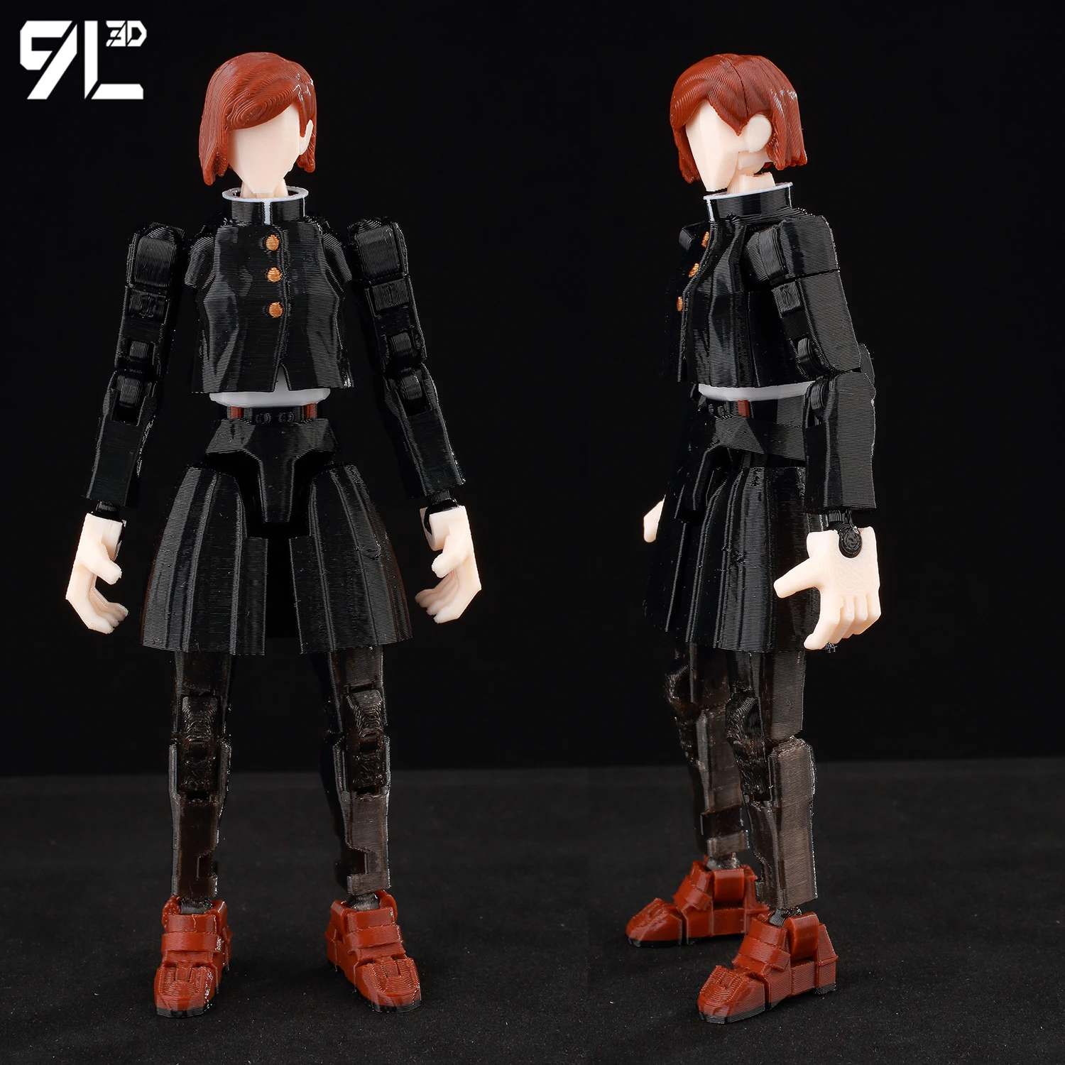 

9L3D Dummy Lucky13 Zenin Maki Nobara Kugisaki Action Figure Full Body Movable Stop Motion Animation Tool Jujutsu Battle Figure