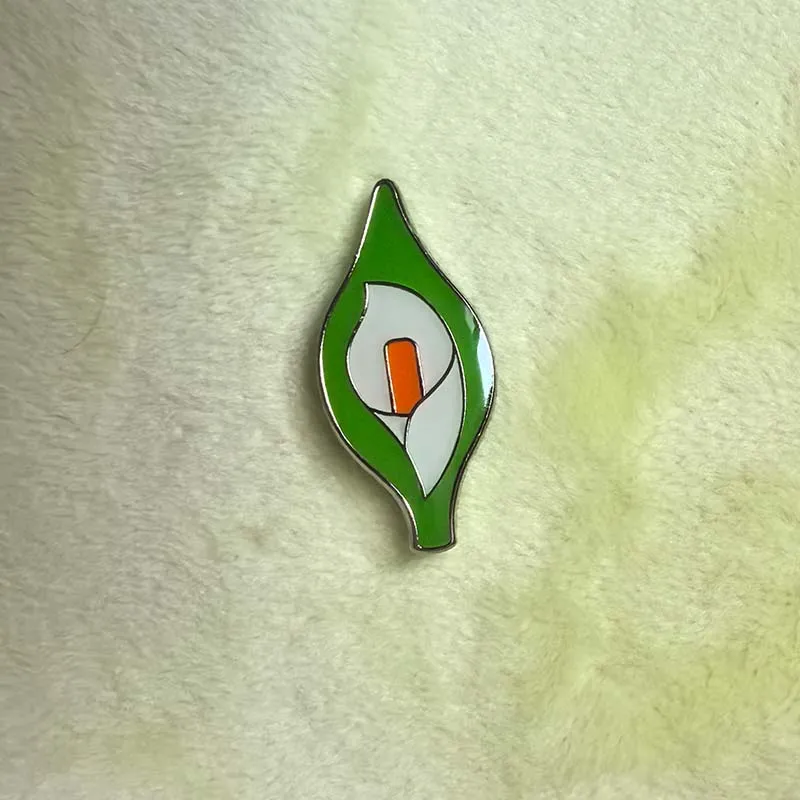 

100pcs Metal Craft Flower Brooch Ireland Irish Easter Calla Lilly Harps Enamel Lapel Pins Gift Badge