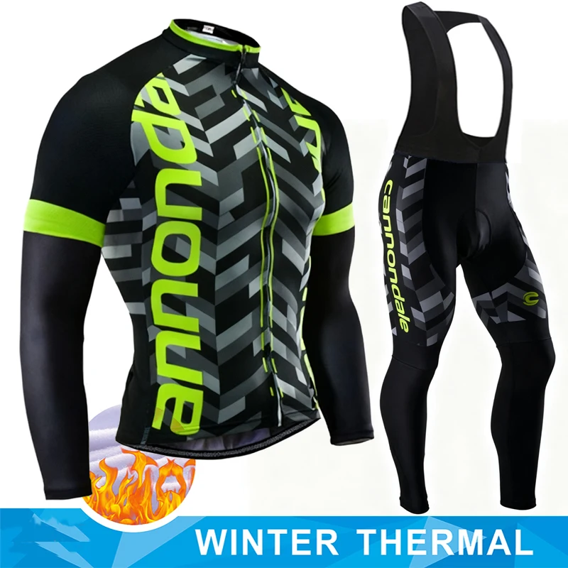 

Road Bike Cycling Jersey Thermal Cannondale Clothing Men 2026 Ciclismo Hombre Men's Suit Man Retro Winter Fleece Bicycle Clothes
