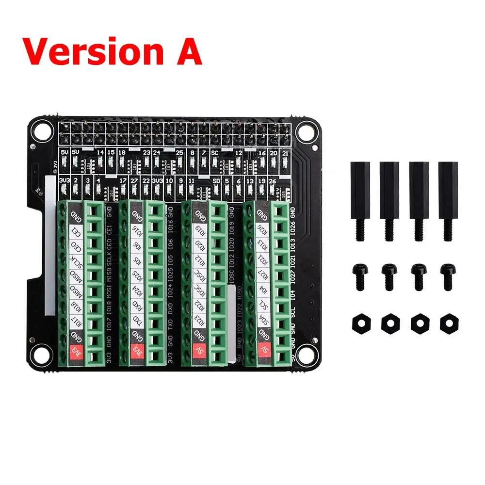 GPIO Terminal Expansion Board Multi Port Expansion Board Suitable for Raspberry Pi Series