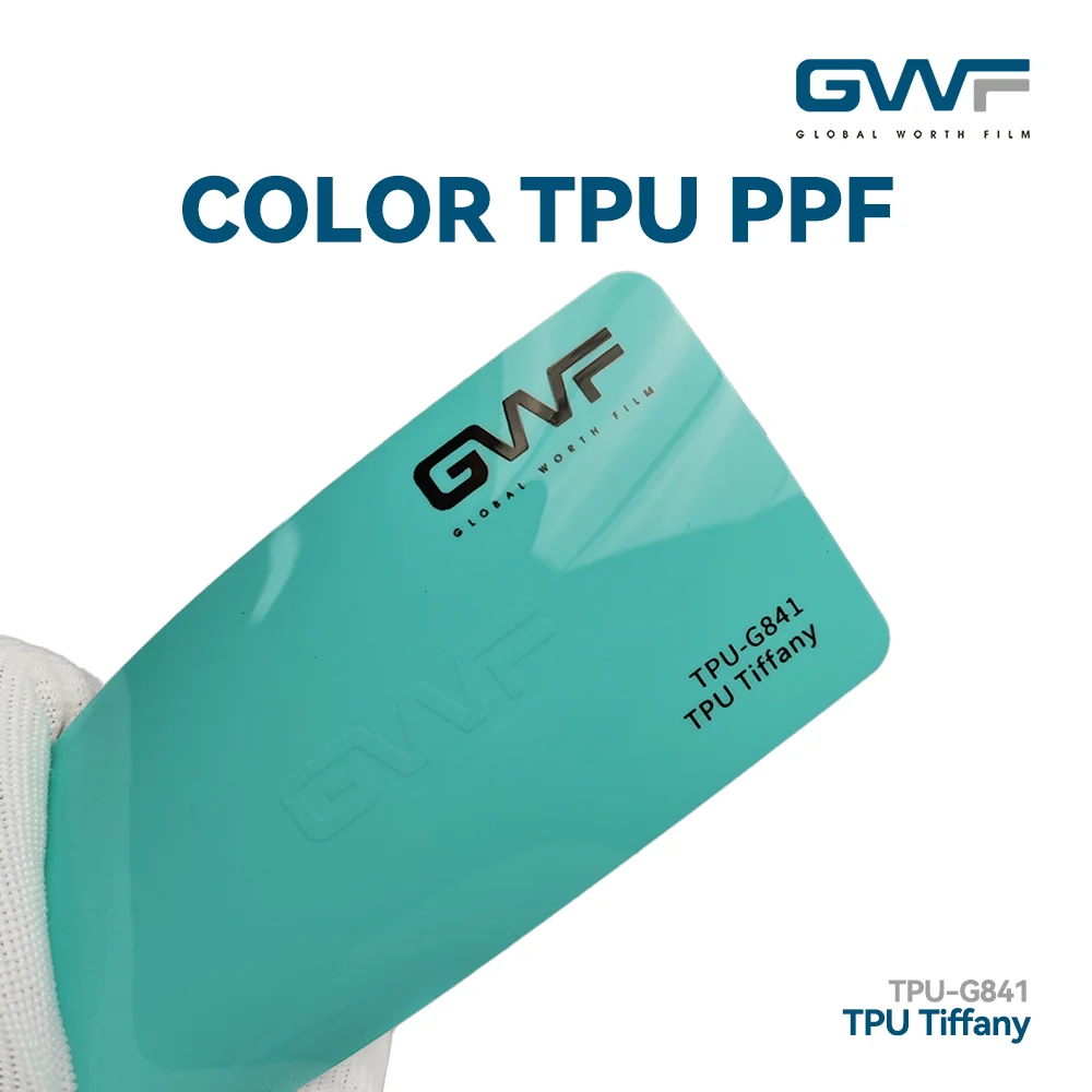 

1.52*15M Blue Color TPU PPF Super Gloss Self Healing Anti Scratch Car Protective Film