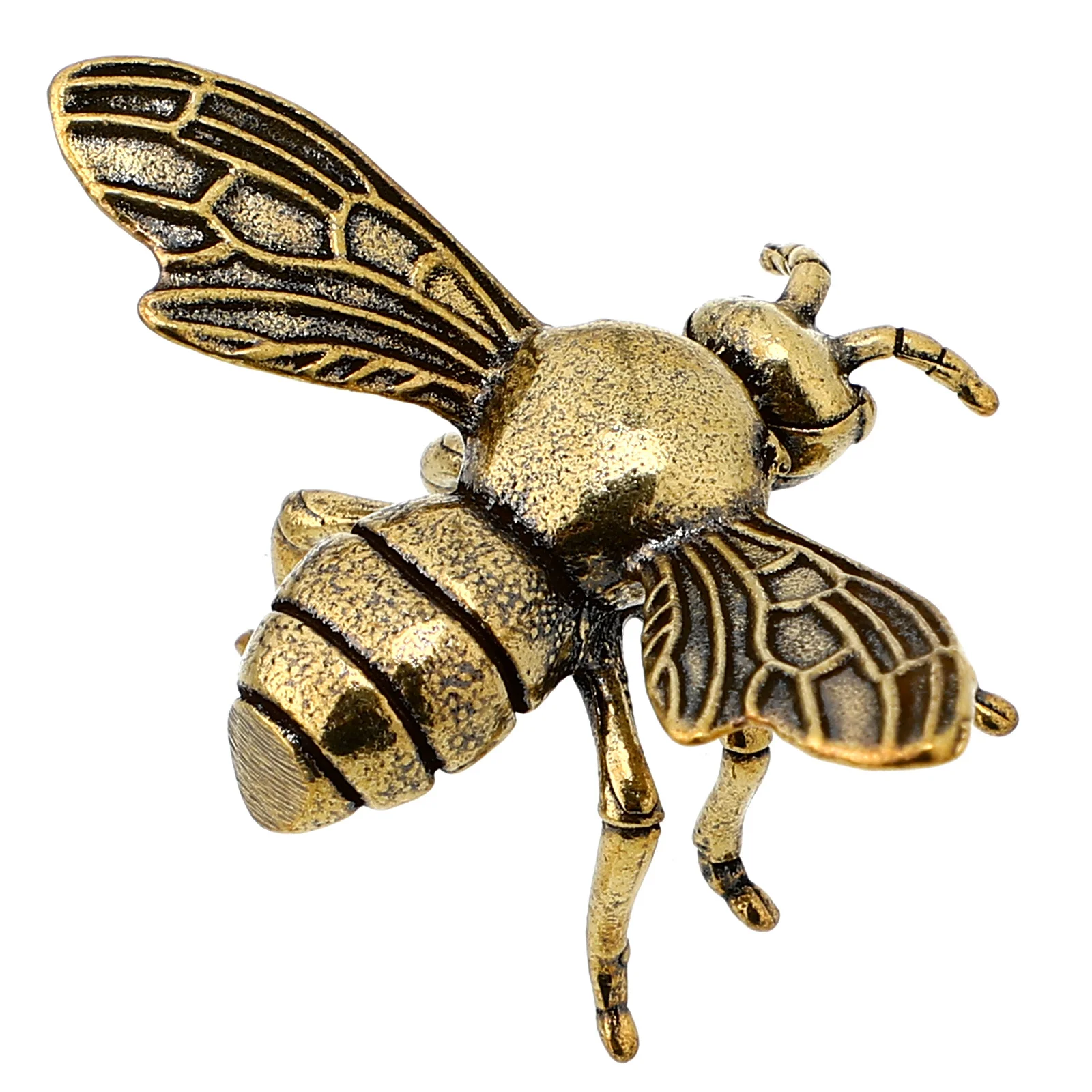 

Creative Brass Bee Desktop Ornament Exquisite Design Compact Size Material Home Office Decor Brass Bee Adornment