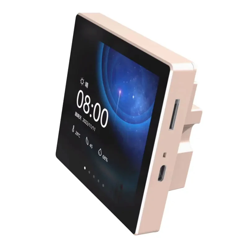 Placa de desenvolvimento 4inch-ST7701-Relayx1 ESP32-S3 4 polegadas LCD TouchScreen Display 480x480 RS485 /SHT20 /Relé para Arduino LVGL 86