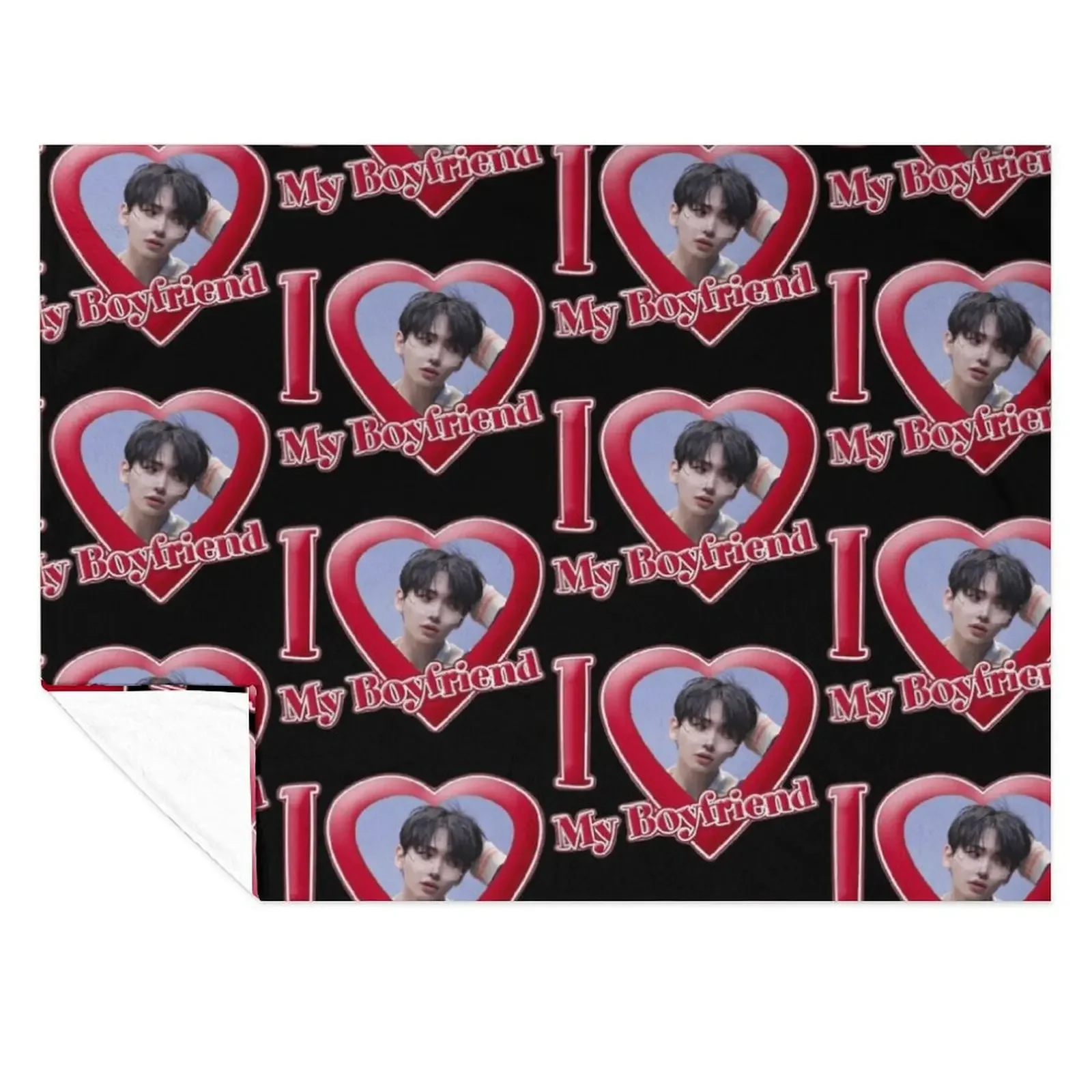 

I love my boyfriend Jaehyun from boynextdoor Throw Blanket Shaggy Weighted Decorative Sofa Warm Blankets
