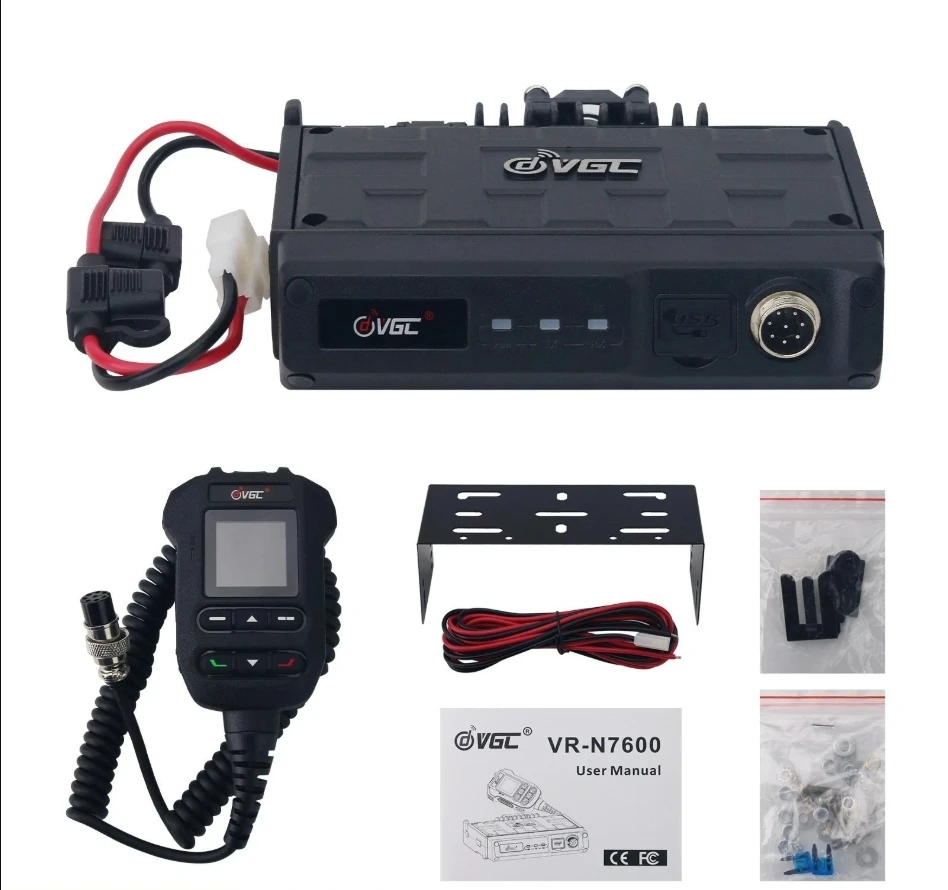 VERO VR-N7600 50W APP Bluetooth Intelligenter U/V Dual-Band-Transceiver Mobile Funkstation Fahrzeugfunkgerät Autoradio – Detail 3