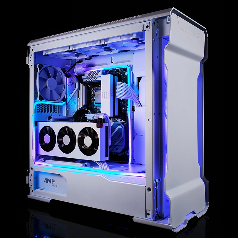 

Оптимальный PHANTEKS RGB неоновый шасси, комбинированный набор светодиодных лент 400 мм, 5 В, 3 контакта, AURA, адресная синхронизация, белый, 2 шт.