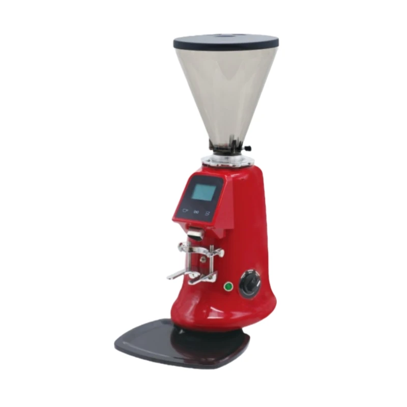 New Barista Automatic Coffee Bean Grinder Machine Commercial Electric Coffee Grinders Coffee Grinding 64mm Burr RCM-600AD