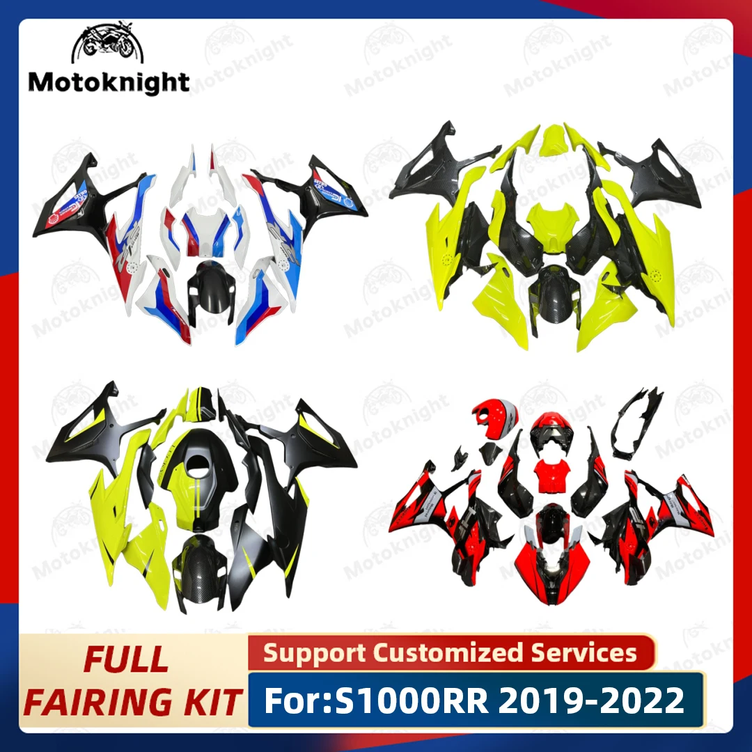 New ABS Motorcycle full Fairing Kit Fit For BMW S1000RR S1000 M1000 2019 2020 2021 2022 Custom Fairings Kit Bodywork Shell