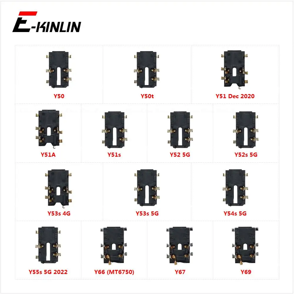 Ear Earphone Port Connector Headphone Jack Audio Flex For Vivo Y50 Y50t Y51 Y51A Y51s Y52 Y52s Y53s Y54s Y55s Y66 Y67 Y69 Parts