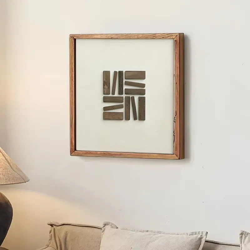 Decorações de Parede por Atacado para Casa, Arte de Parede em Moldura de Madeira, Pinturas de Designer para Decoração de Casa, Pinturas Contemporâneas