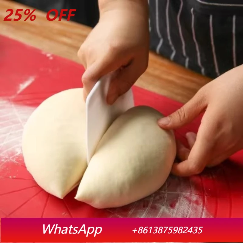 

LMM cake scraper tool cut face, baking tool plastic scraper baking trapezoidal scraper