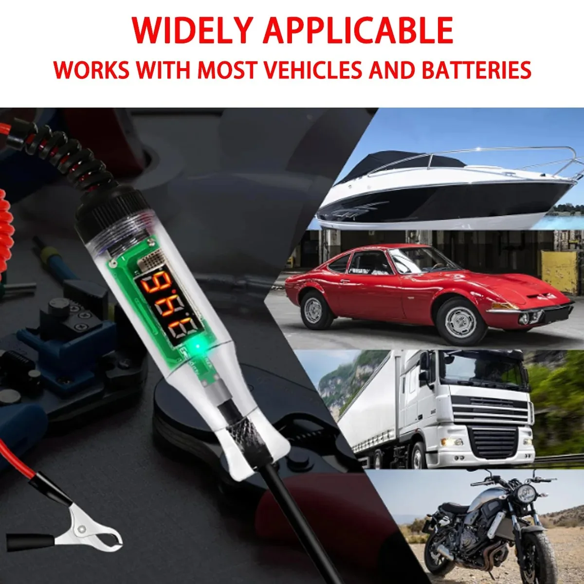 6 فولت/12 فولت/24 فولت سيارة شاحنة الجهد جهاز فحص الدائرة الكهربائية-التشخيص التلقائي التحقيق اقلام الفحص ضوء لمبة ، أداة إصلاح القياس الكهربائي