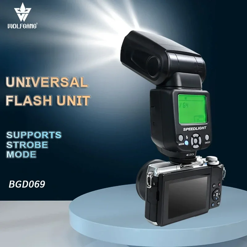 

For Wolfgang BGD069 Universal Single Point Micro Single Lens Reflex Camera Flash External Multi-Mode Flash Lights