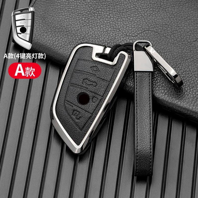 Car Key Case Cover Key Bag For Bmw F20 G20 G30 X1 X3 X4 X5 G05 X6 Accessories Car-Styling Holder Shell Keychain Protection