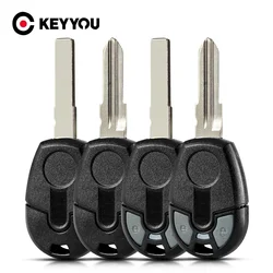 KEYYOU 5PCS Car Key Case For Fiat Transponder Car Key Shell Blank Case No Chip SIP22 GT15R Blade