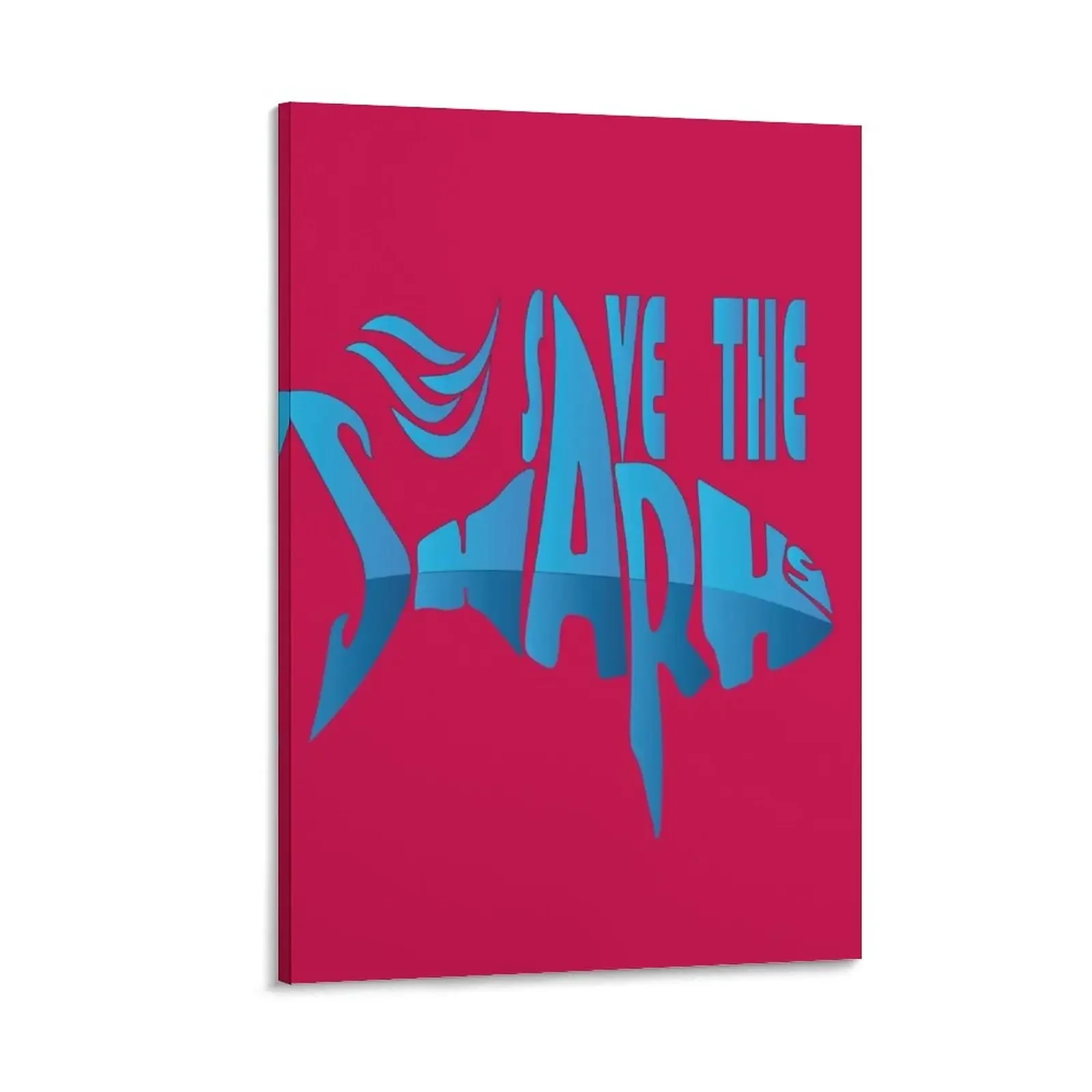 

Save The Sharks Canvas Painting painting Paintings for bedroom bedroom decoration