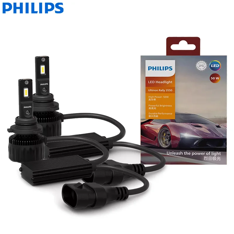 

Лампа Philips Ultinon Rally 3550 HB3 HB4 9005, 9006 лм, 100 к