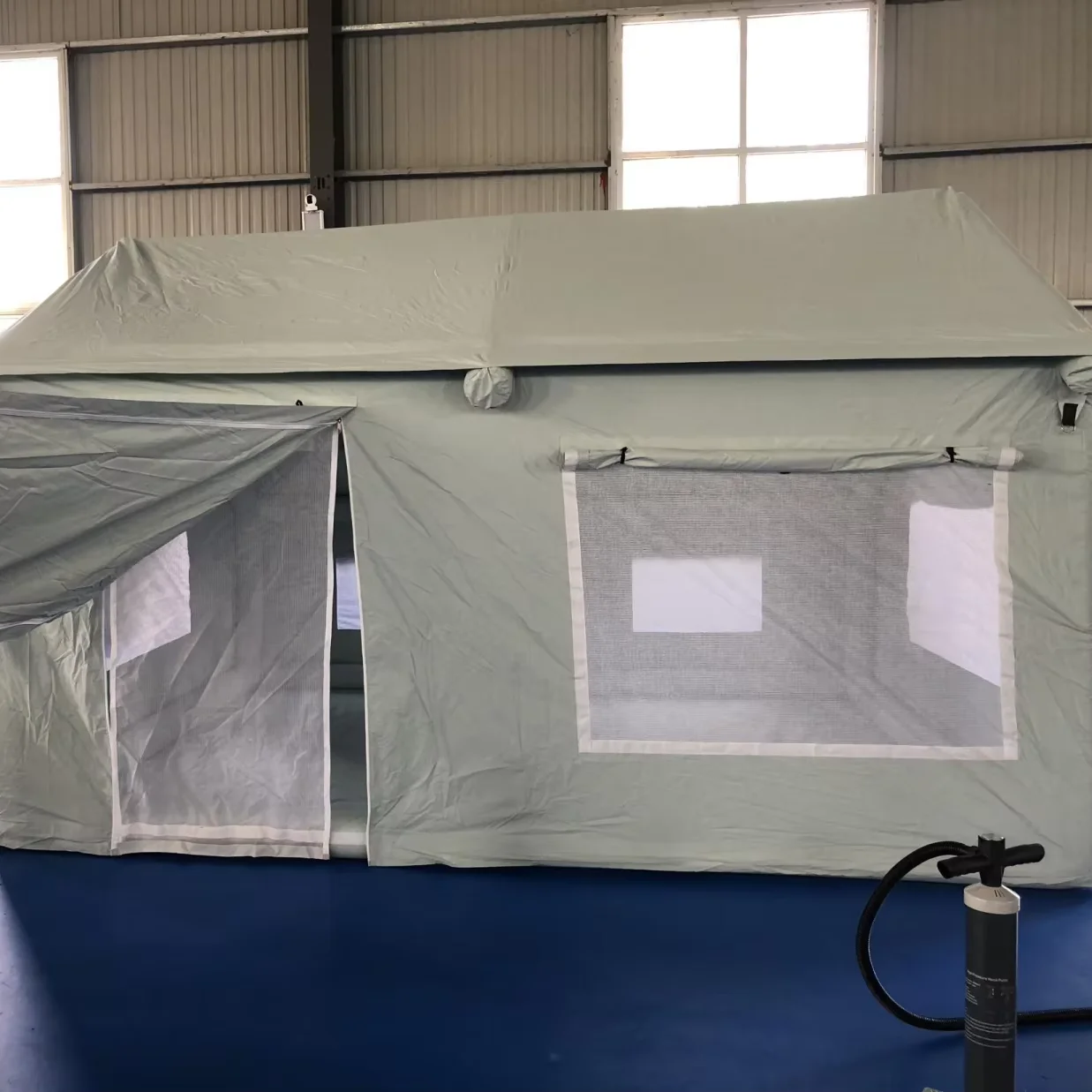 

Triangle UV Protection Inflatable Tent - Portable Pop up Tent for Outdoor Camping, Hiking, Picnic