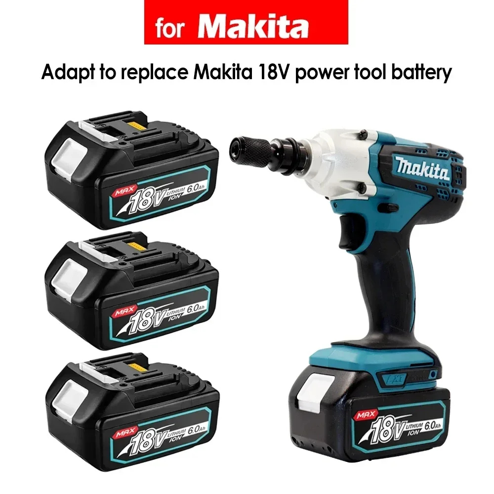 

2024 Upgraded 18V for Makita BL1860 BL1850B BL1850 BL1840 BL1830 BL1820 BL1815 LXT-400 Replacement Lithium Battery