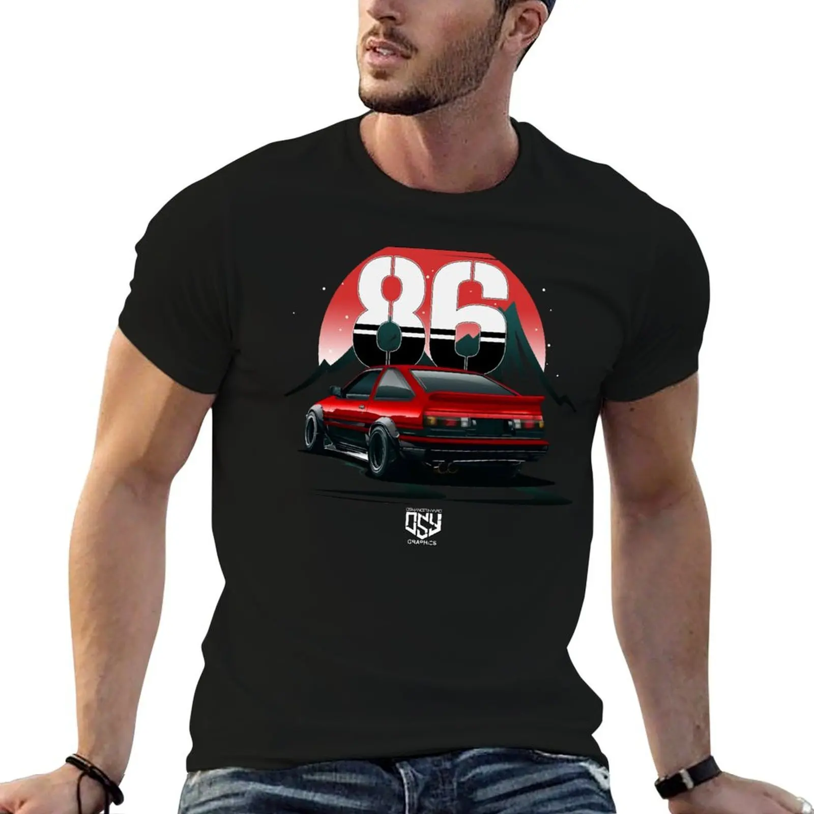 

AE86 Trueno (RED) T-Shirt mens graphic t shirts funny t shirts dark humor T-Shirt