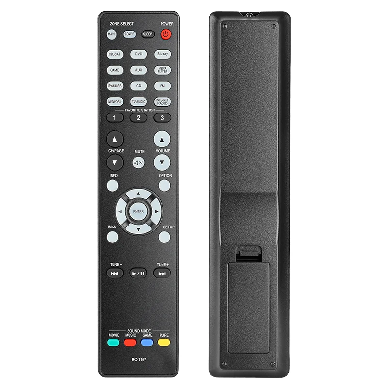 RC-1167 Para Reemplazo de Control Remoto Denon, Para Receptor AV Denon AVR-2113 AVR-2113CI AVR-1913 AVR-2313CI AVR-2313 AVR2113 AVR
