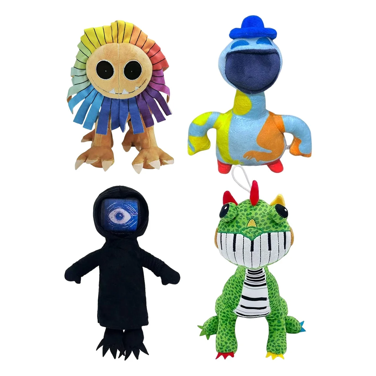 Image of Nightmare Critters Löwen-Plüschtier Poppy Playtime 4 Weiches Stofftier mit Regenbogenmähne Niedliche Plüschpuppe Heimdekoration Geschenk für Spielfans