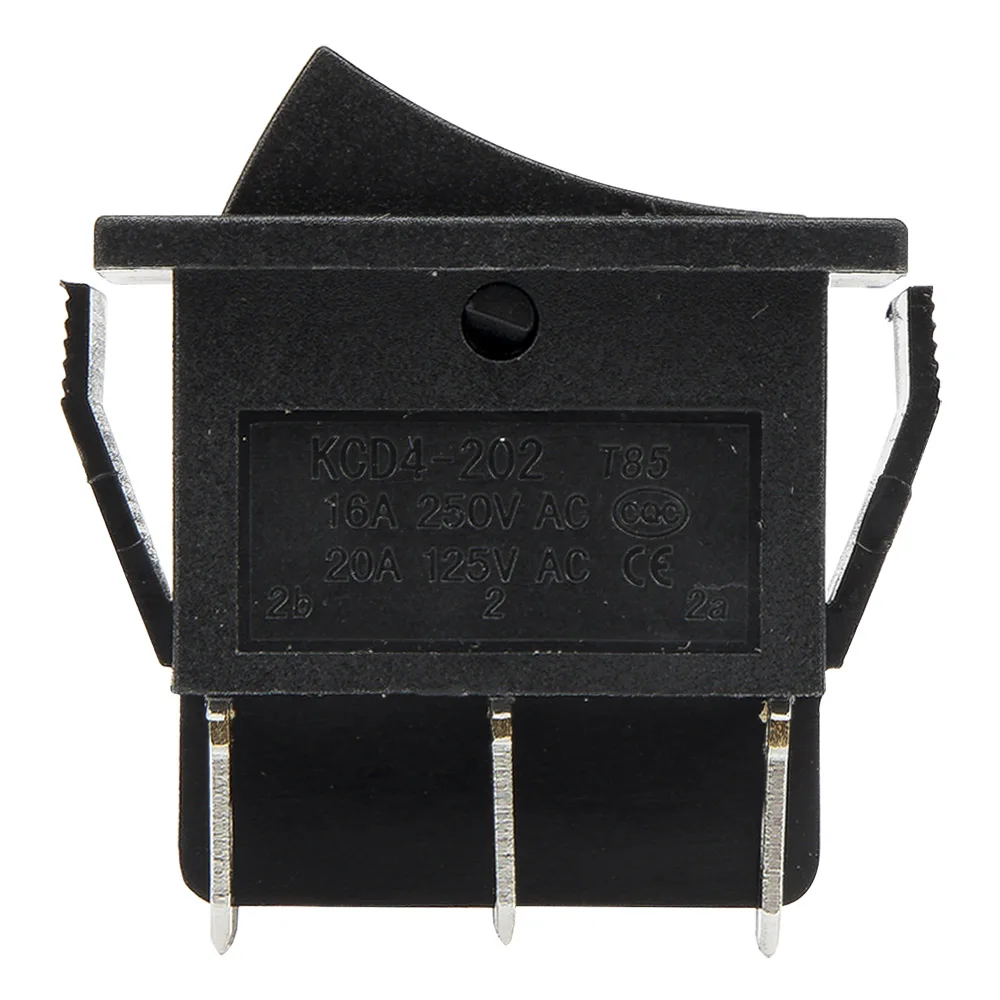 5 sztuk/partia KCD4-202R perforate 26x22mm 6 pin (ON)-ON push reset łódź przełącznik rocker wyłącznik zasilania