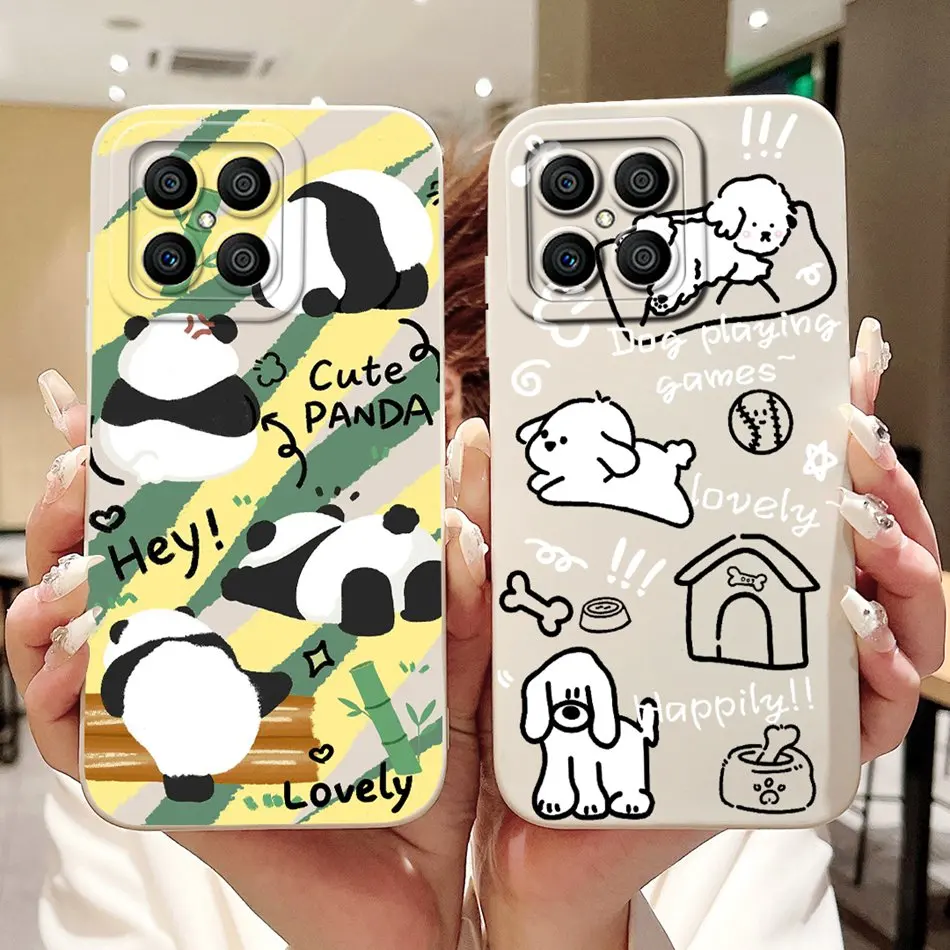 Lovely Case For Honor X8 TFY-LX1 TFY-LX2 TFY-LX3 Camera Protective Shockproof Cover For HonorX8 X 8 4G Soft Silicone Phone Cases