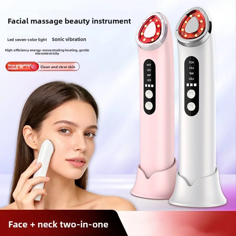 Skin Care Facial Neck Lifting Vibration Microcurrent Massager Beauty Tool