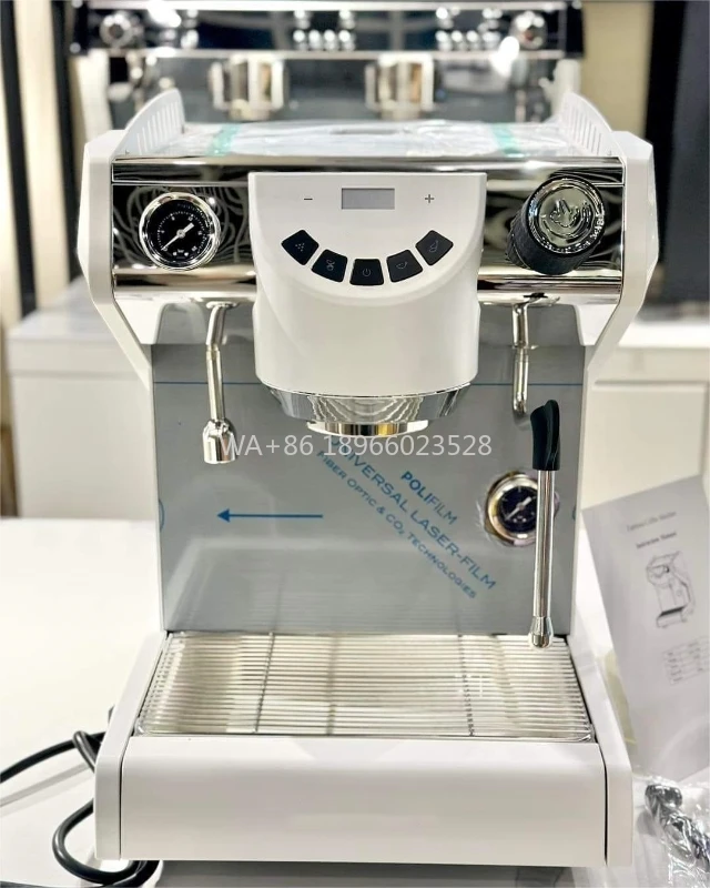 

Кофеварка Кофеварка CRM-3149 Коммерческая одногрупповая кофемашина для эспрессо Портативная нержавеющая сталь