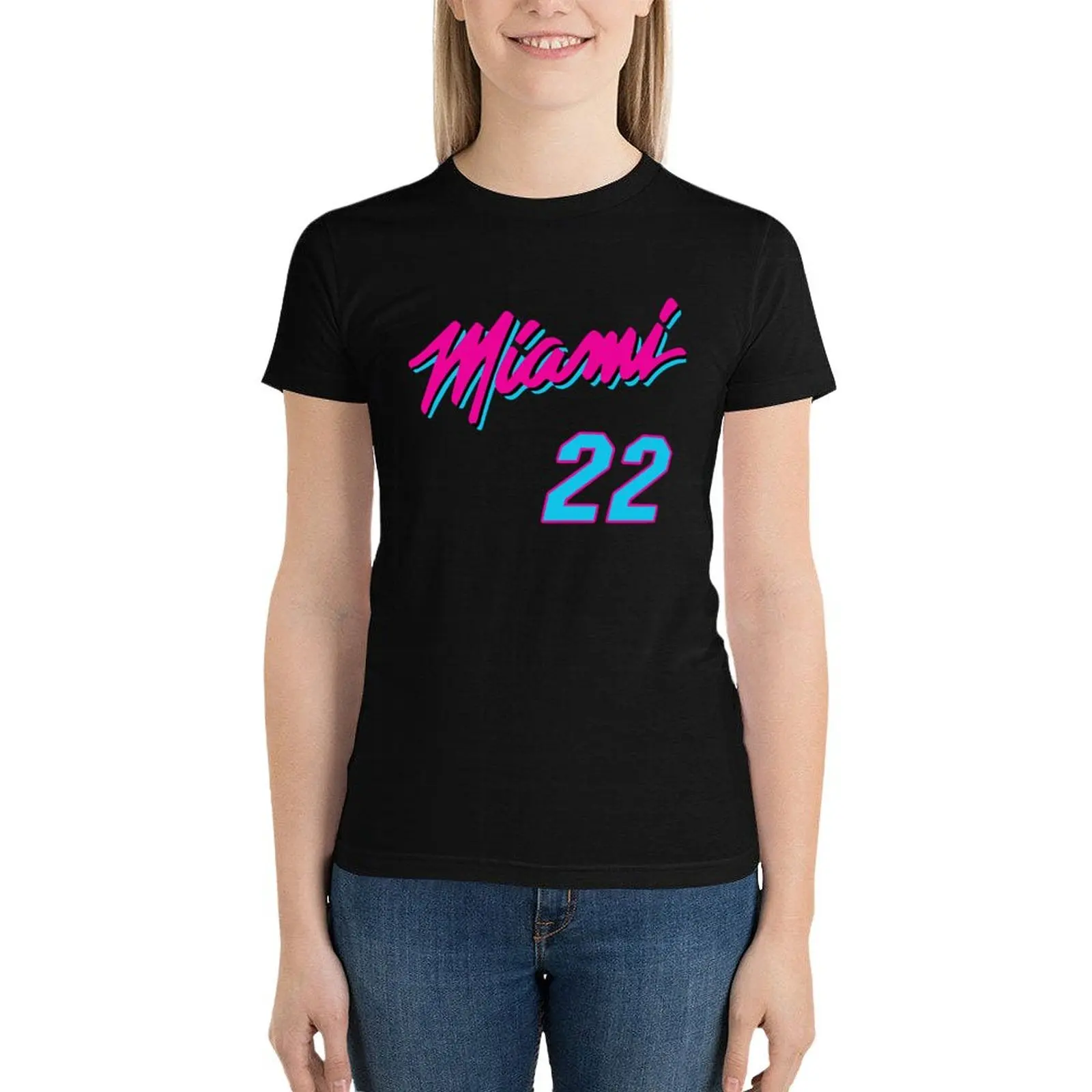 Jimmy Butler Miami 22 T-Shirt funny Female clothing Women clothing