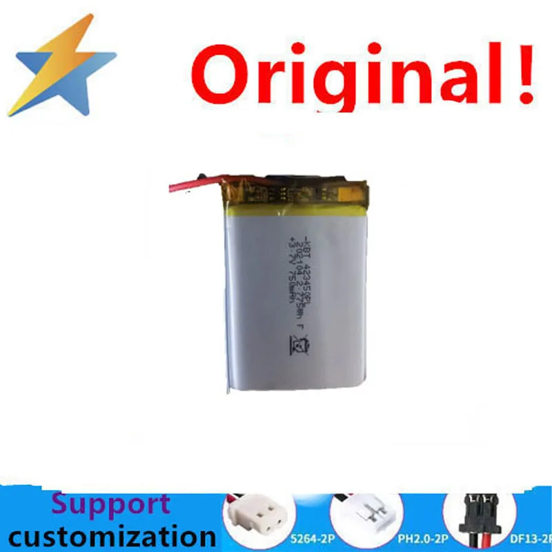 comprar más batería recargable barata de 3,7 V 423450 Batería de polímero de litio 750MAH iluminación LED localizador de banco de energía completamente cargado