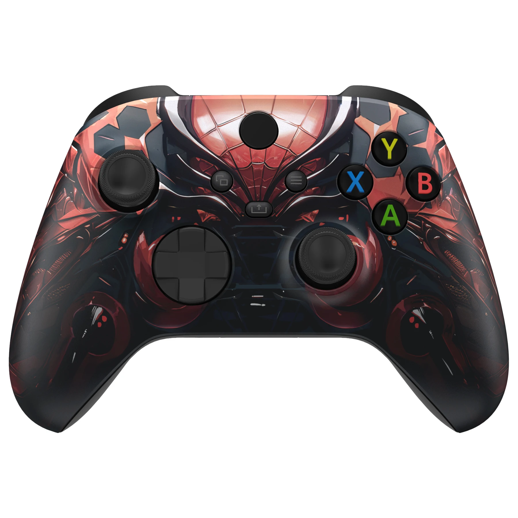eXtremeRate Custom Pattern Part Faceplate, Soft Touch Grip Front Housing Shell Case for Xbox Series X/S (Xbox Core) Controller