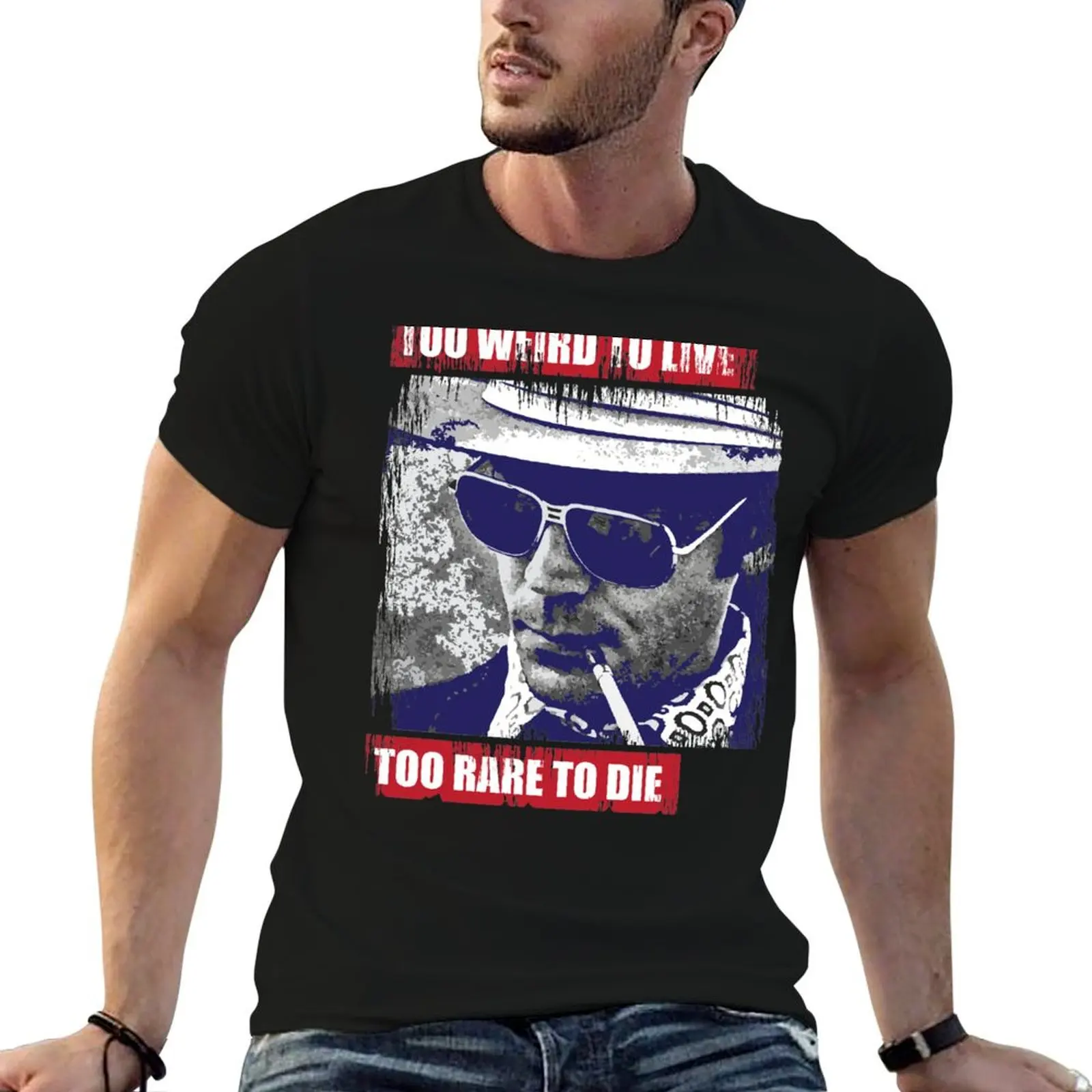 Gonzo Hunter S Thompson T-Shirt Soft Lightweight Cotton T-Shirt