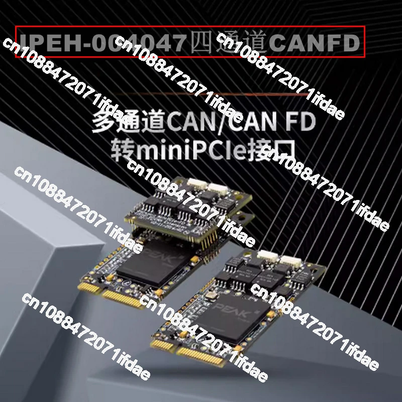 Original PCAN-miniPCIe FD IPEH-004047 quad channel CANFD board