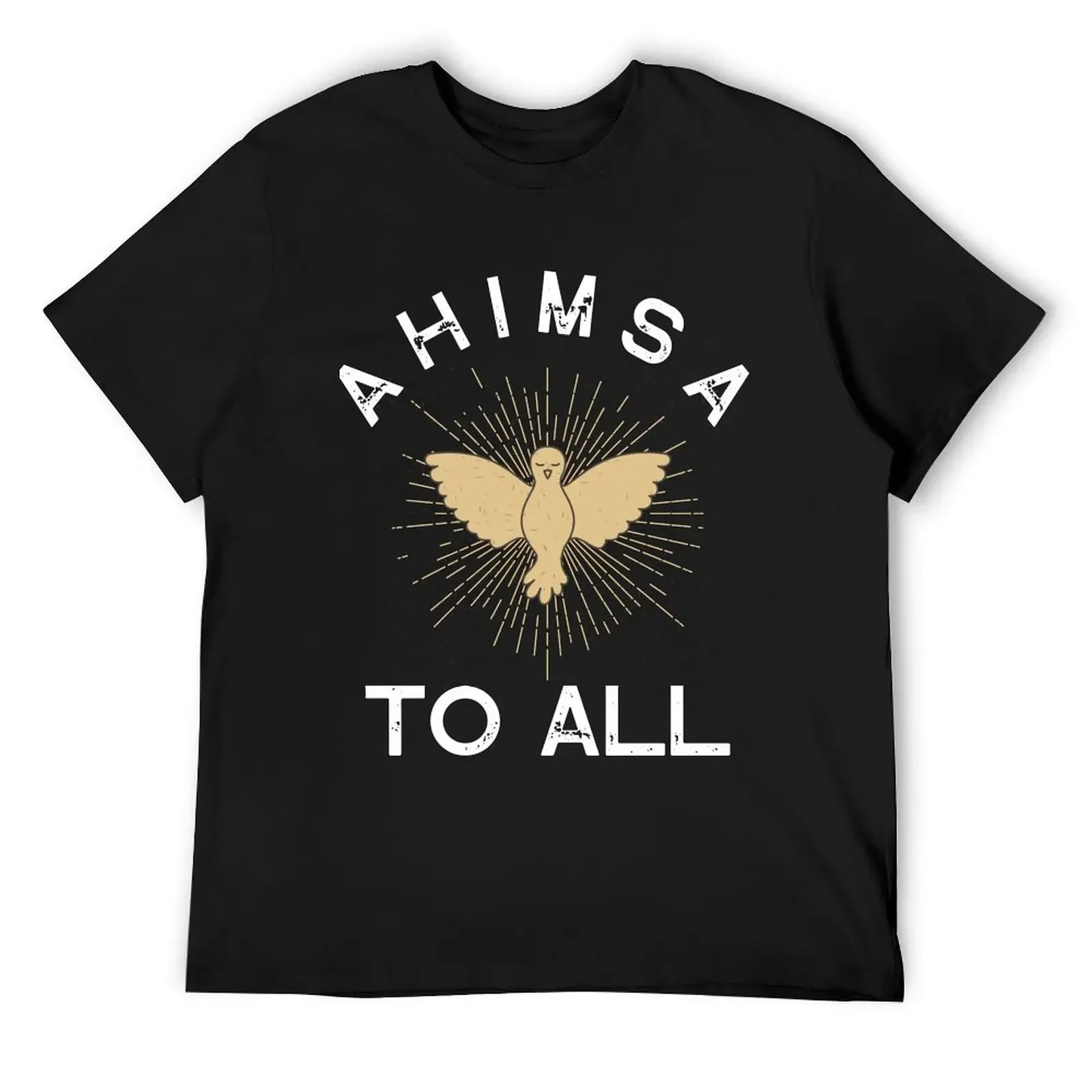 

Ahimsa - (Harmony) T-Shirt anime clothes heavyweights graphics mens graphic t-shirts big and tall