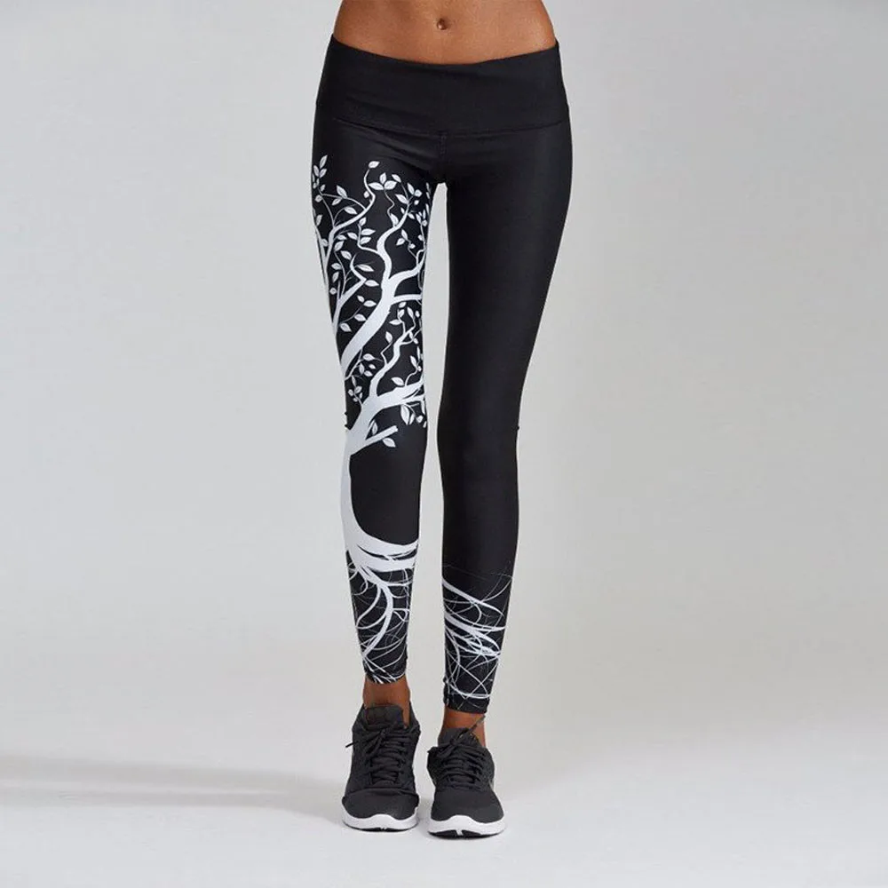 Women Yoga Fitness Leggings Gym Stretch Sports High Waist Pants Trousers Sport leggings Push Up Tights Gym Exercise Sportswear