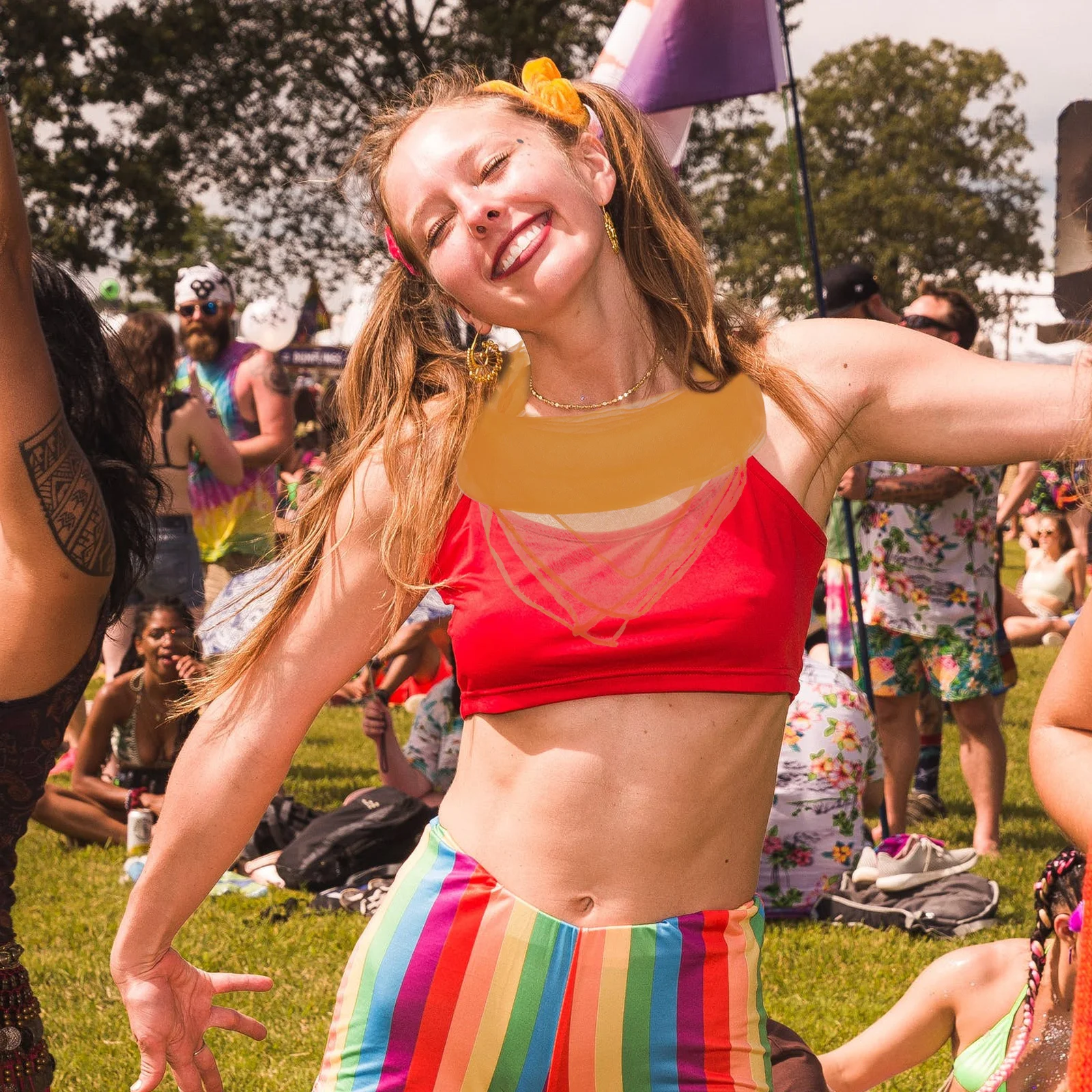 

10Pcs Small Silk Scarf Premium Material Thin Breathable Lightweight Women Accessories Silk Veil Outdoor Scarves