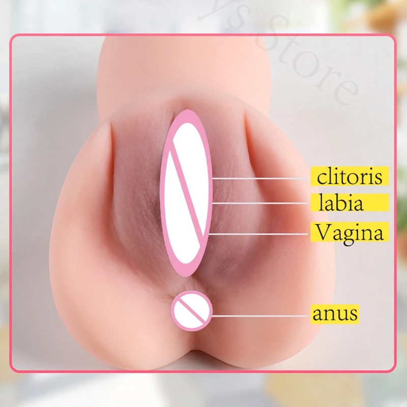 Male Masturbator Sex Toys Silicone Real Vagina Mouth Artificial Pocket Pussy Shop Products Sexy Toys For Adults Men Masturbation