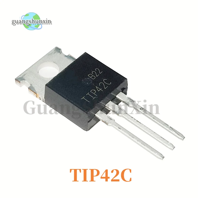 TIP41C NPN TIP42C PNP TIP41 TIP42 TO-220 페어 앰프 튜브, 신제품, 10 개