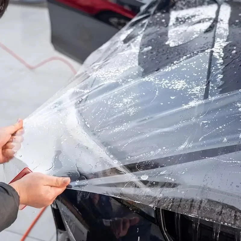 .Mil Ceramic Hydrophobic Coating Transparent TPU PPF Yellowing Chemical Rnce Car Paint Film