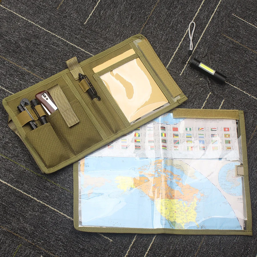 Tactical Map Storage Bag Folda - Outdoor Hunting Maps ulasan dan harga