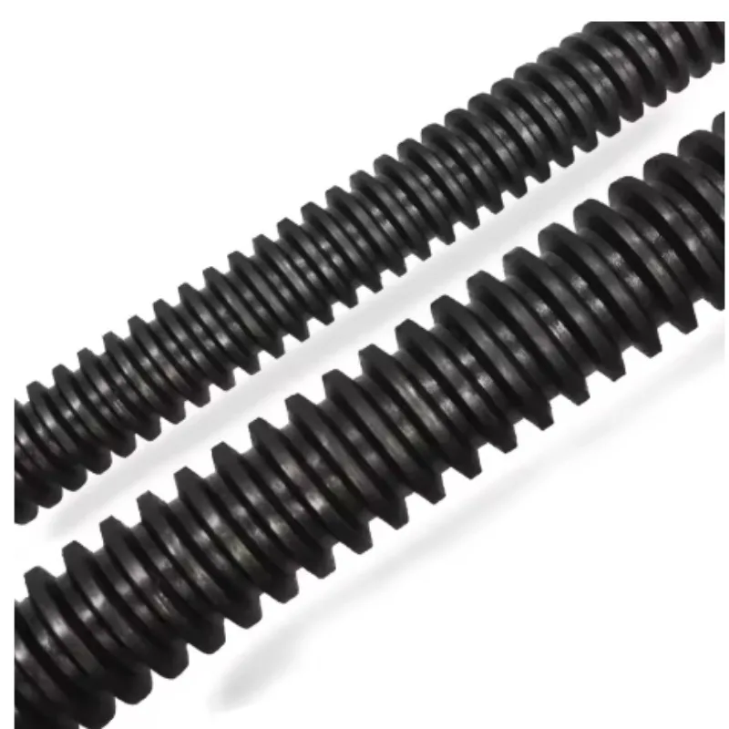 45 Steel Left Hand Reverse Trapezoidal Screw Rod Thick Tooth Threaded Rod with Nut T32-T60 Industrial Transmission Accessory